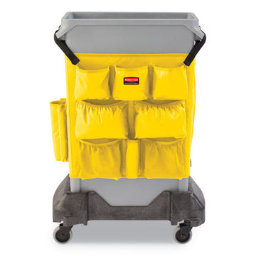 Rubbermaid® Commercial Slim Jim Caddy Bag, 19 Compartments, 10.25w X 19h, Yellow freeshipping - TVN Wholesale